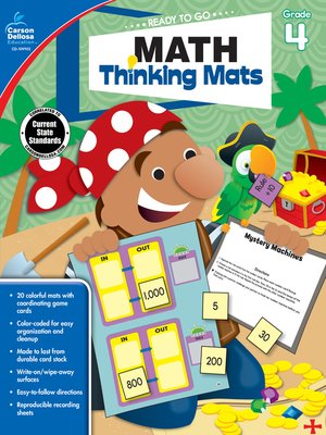 cover image of Math Thinking Mats, Grade 4